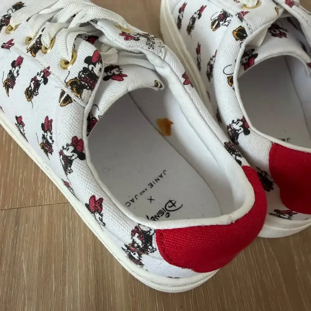 Girls Janie and Jack x Disney Minnie Mouse Sneakers Size 10